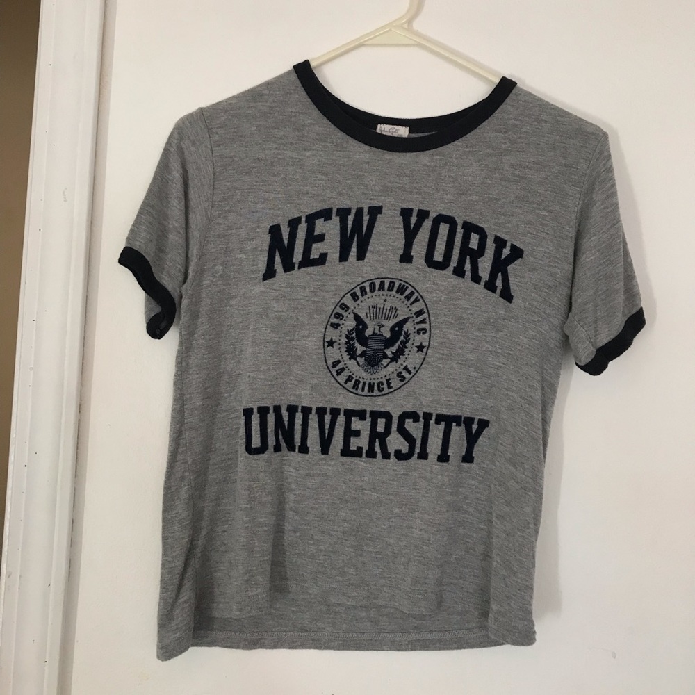 Brandy Melville NYU Baseball Tee